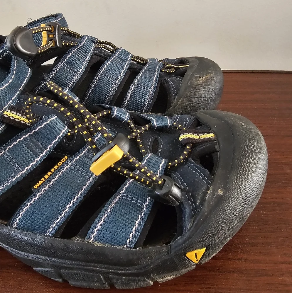 KEEN Newport H2 Kids Bluish Green Waterproof Sandals, Shoes